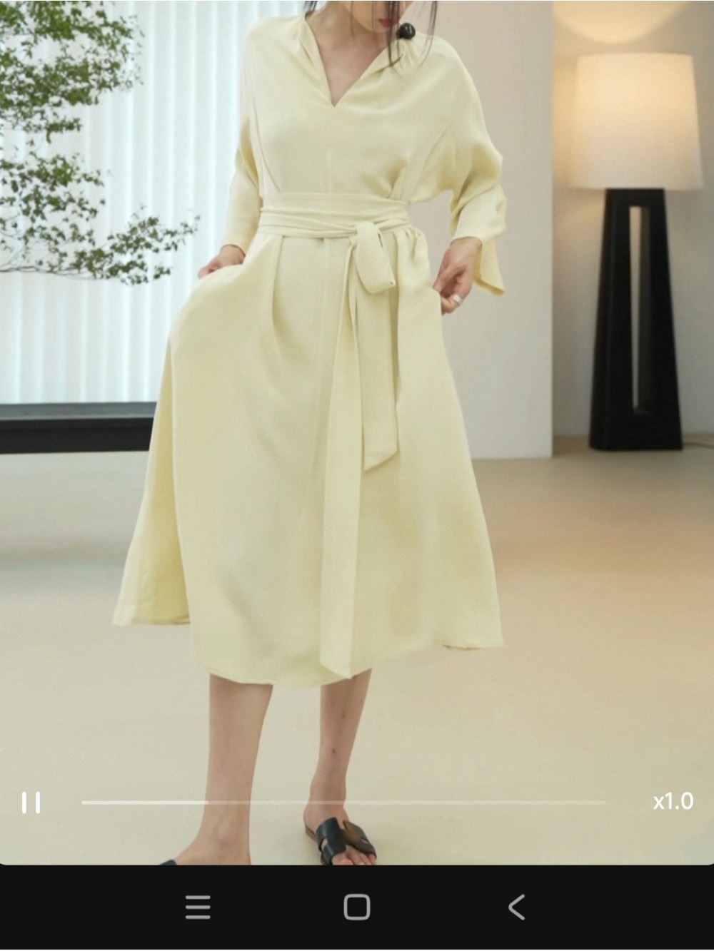 30 momme Silk Belted Dress - Picture 11 of 16